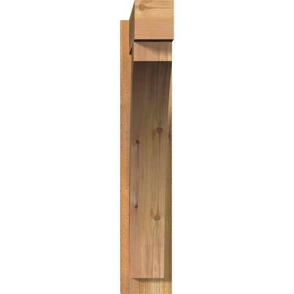 Thorton Block Rough Sawn Outlooker, Western Red Cedar, 6W X 28D X 32H